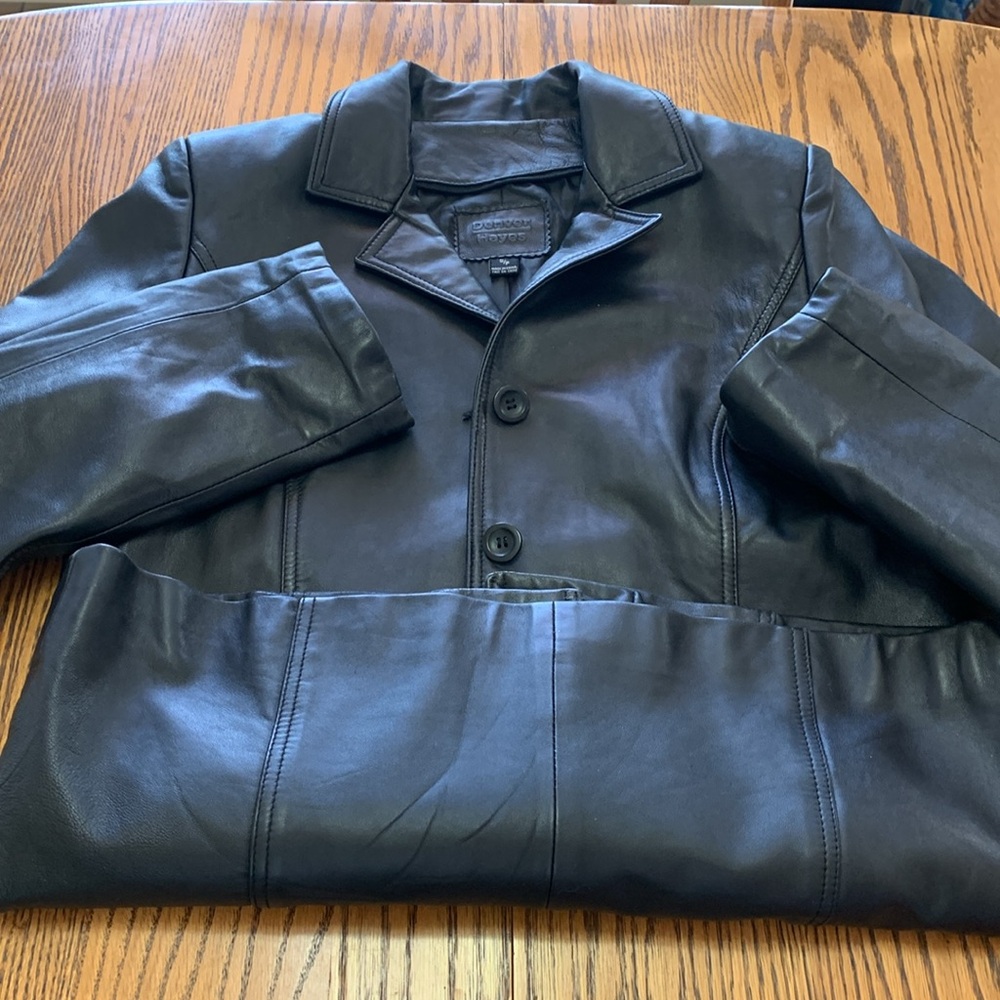 ✨Denver Hayes Lamb Skin Leather Car Coat✨ - Picture 13 of 17